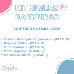 KIT HIGIENE BABY URSO PLASÚTIL MENINO - comprar online