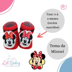 MEIA 3D BEBÊ PANTUFA PERSONAGENS MENINA - loja online