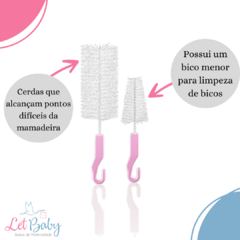 CONJUNTO DE ESCOVAS PARA MAMADEIRA MAMITA - MENINA - comprar online