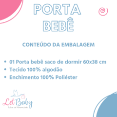 PORTA BEBE MENINO - comprar online