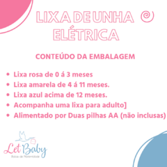 LIXA DE UNHA ELÉTRICA COM ESTOJO PIMPOLHO - comprar online