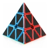 Cubo Pirámide 3x3 Pyraminx Triangular Fibra Carbono