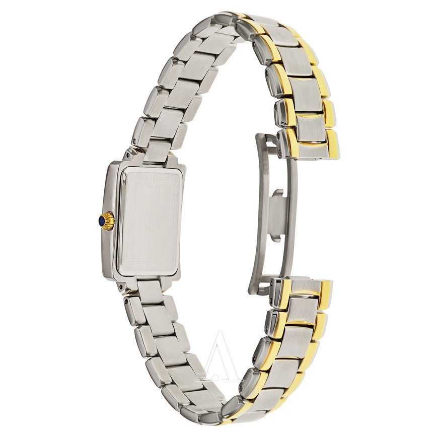 Reloj bulova cuadrado dorado hotsell