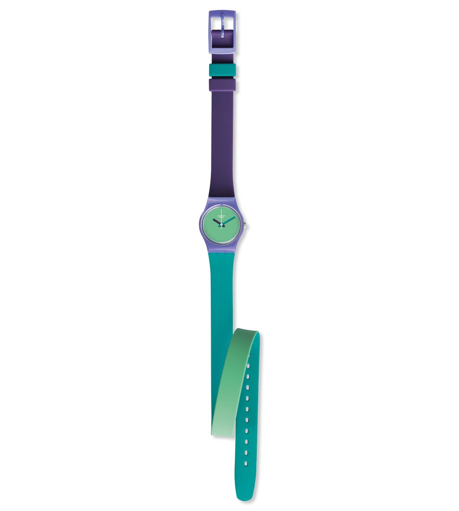 Reloj Swatch de mujer con malla de silicona