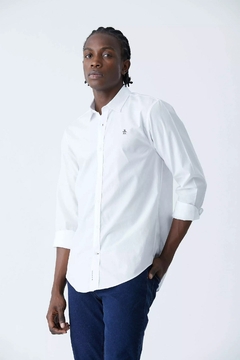 LS SLIM SOLID SHIRT PENGUIN - comprar online