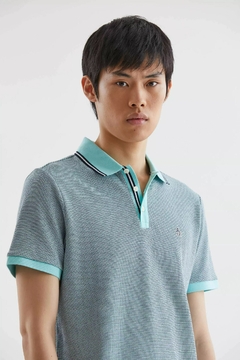 SS OXFORD STRIPE COLLAR POLO PENGUIN - comprar online