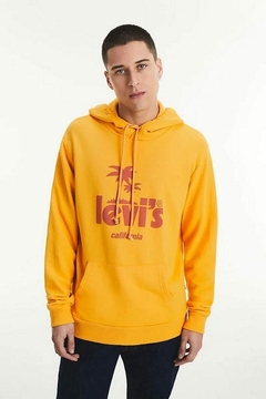 RELAXED GRAPHIC HOODIE POSTER LEVIS