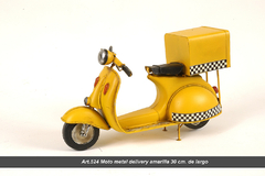 MOTO VINTAGE ESTILO VESPA CON CAJA DELIVERY en internet