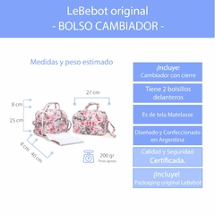 BOLSITO CAMBIADOR - Con cambiador incorporado-Lb803 en internet