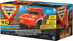 MONSTER JAM CON CONTROL REMOTO "TORO LOCO" ORIGINAL SPIN MASTER-Escala 1:24 - tienda online