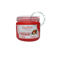 Frilayp - Tratamiento Capilar KERATINA Y ARGAN 240grs - comprar online