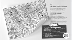 Mapa Criaturas Extraordinarias para pintar - comprar online