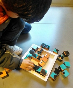 Cubi geometrico Rompecabezas cubos y Juego de Ingenio - Rincón Creativo 