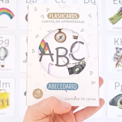 Flashcards Cartas de Aprendizaje Abecedario