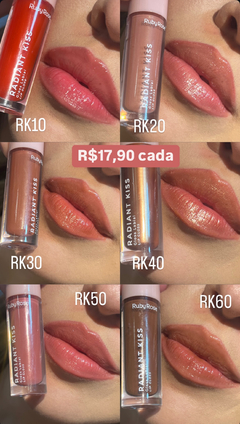 Gloss Labial Radiant Kiss (COR RK60) - Ruby Rose - comprar online