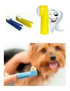 Set X2 Cepillos Dientes Dedales Para Mascotas-BK - comprar online