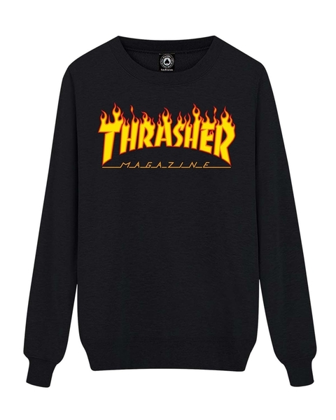 BUZO THRASHER FLAME CUELLO REDONDO - Xsitestore