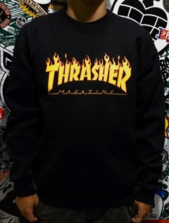 BUZO THRASHER FLAME CUELLO REDONDO Xsitestore