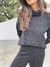 Blusa gola tricot Thassia - Preto - comprar online