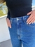 Calça jeans mom - lavagem escura - comprar online