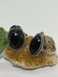 ANILLO DE ONIX NEGRO