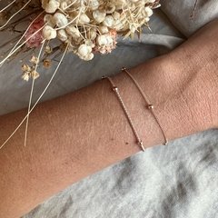 PULSERA CORDON CON BOLITAS