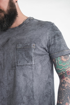 REMERA POCKET GRIS - comprar online