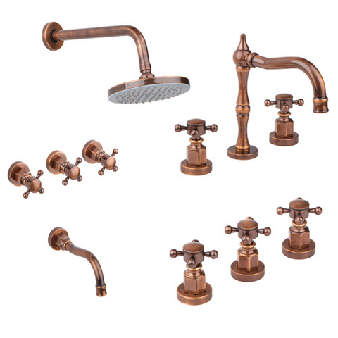 Griferia de bano Cierre Ceramico Haaz Vintage Florentino Estalgrif
