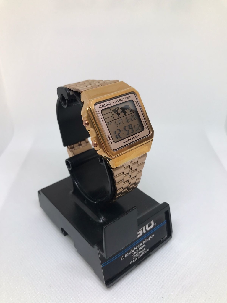 Relogio Casio Mapa Mundi Rose Corre de Londrina