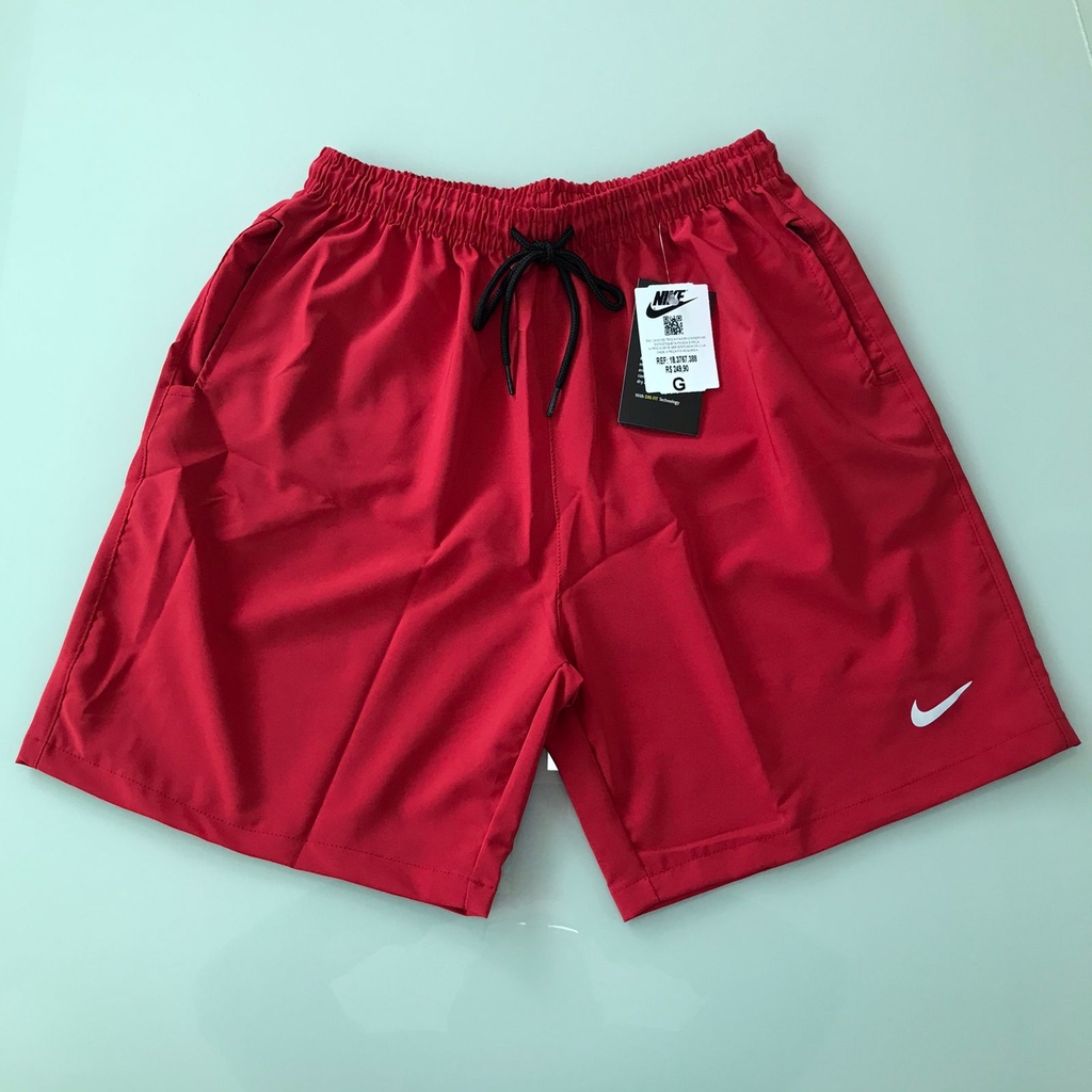 Bermuda Nike Refletiva Vermelha Corre de Londrina