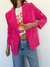 BLAZER SASTRERO SARA FUCSIA