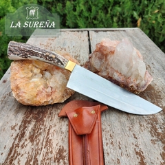 cuchillo de hoja de disco 20 cm cabo ciervo - comprar online