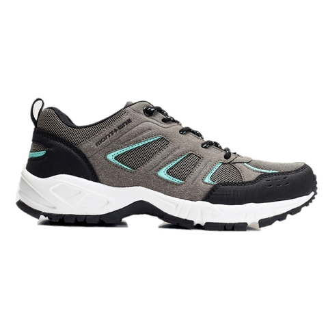 ZAPATILLAS MONTAGNE TREKKING CROSSLAND MUJER DAMA GRIS PETROLEO