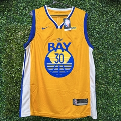 CAMISETA GOLDEN STATE WARRIORS 30 ( AMARILLA C/AZUL) - REPLIC. EXACTA