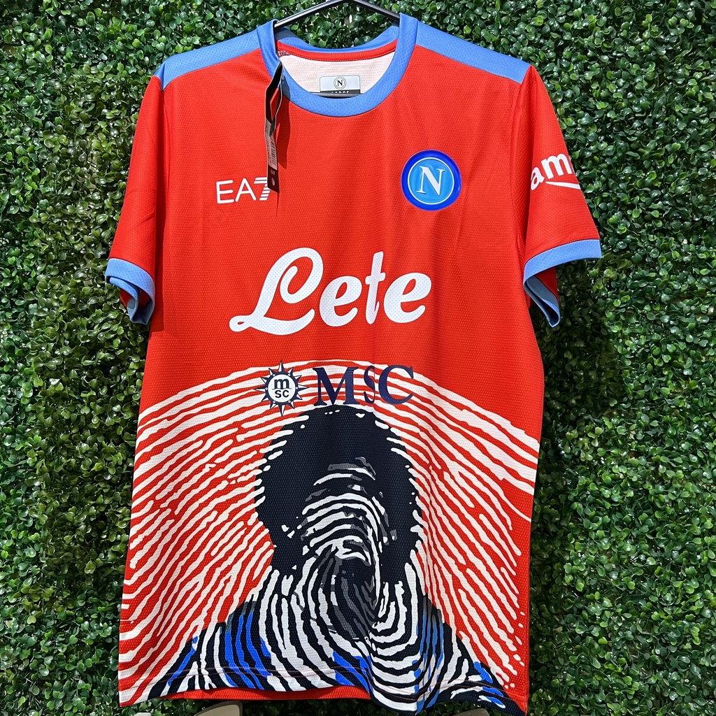 CAMISETA NAPOLI ROJA 2022 REPLIC EXACTA