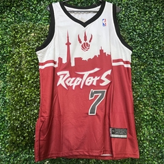 CAMISETA RAPTORS 7 (BORDO CON BLANCO) - REPLIC. EXACTA