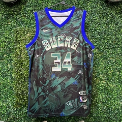 CAMISETA BUCKS 34 (VERDE CAMUFLADA) - REPLIC. EXACTA