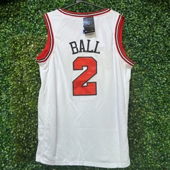 CAMISETA BULLS 2 (BLANCA CON ROJO) - REPLIC. EXACTA - comprar online