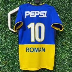 Camiseta Boca Juniors Retro Roman 2002 - Replic - comprar online