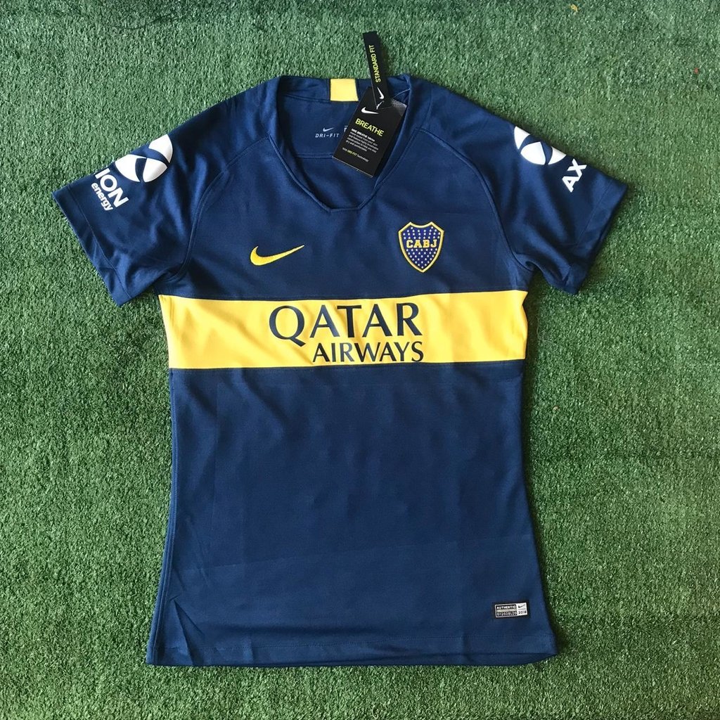 CAMISETA BOCA TITULAR 2018. TELA COMERCIAL - Futbolero