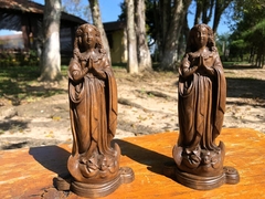 Réplica de Nossa Senhora Aparecida- madeira