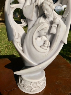 Sagrada Família com Anjo - Mármore - comprar online