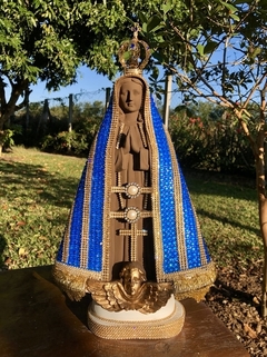 Nossa Senhora Aparecida estilizada - 35 cm - São Gabriel - Artigos Religiosos e Presentes Especiais