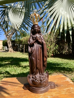 Nossa Senhora Aparecida- Madeira Cepo