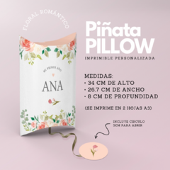 Piñata Pillow FLORAL ROMÁNTICO