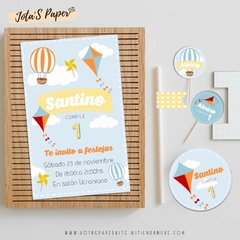 Kit Imprimible BARRILETE - Jotas Paper Kits