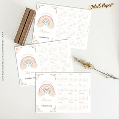 Calendario Mini 2025 ARCOIRIS ROSA - comprar online