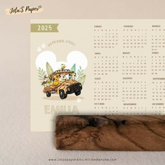 Calendario Mini 2025 DISNEY SAFARI - comprar online