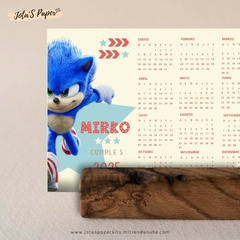 Calendario Mini 2025 SONIC en internet