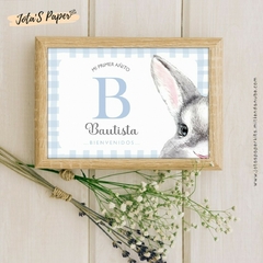 Kit Imprimible CONEJITO BEBE - Jotas Paper Kits